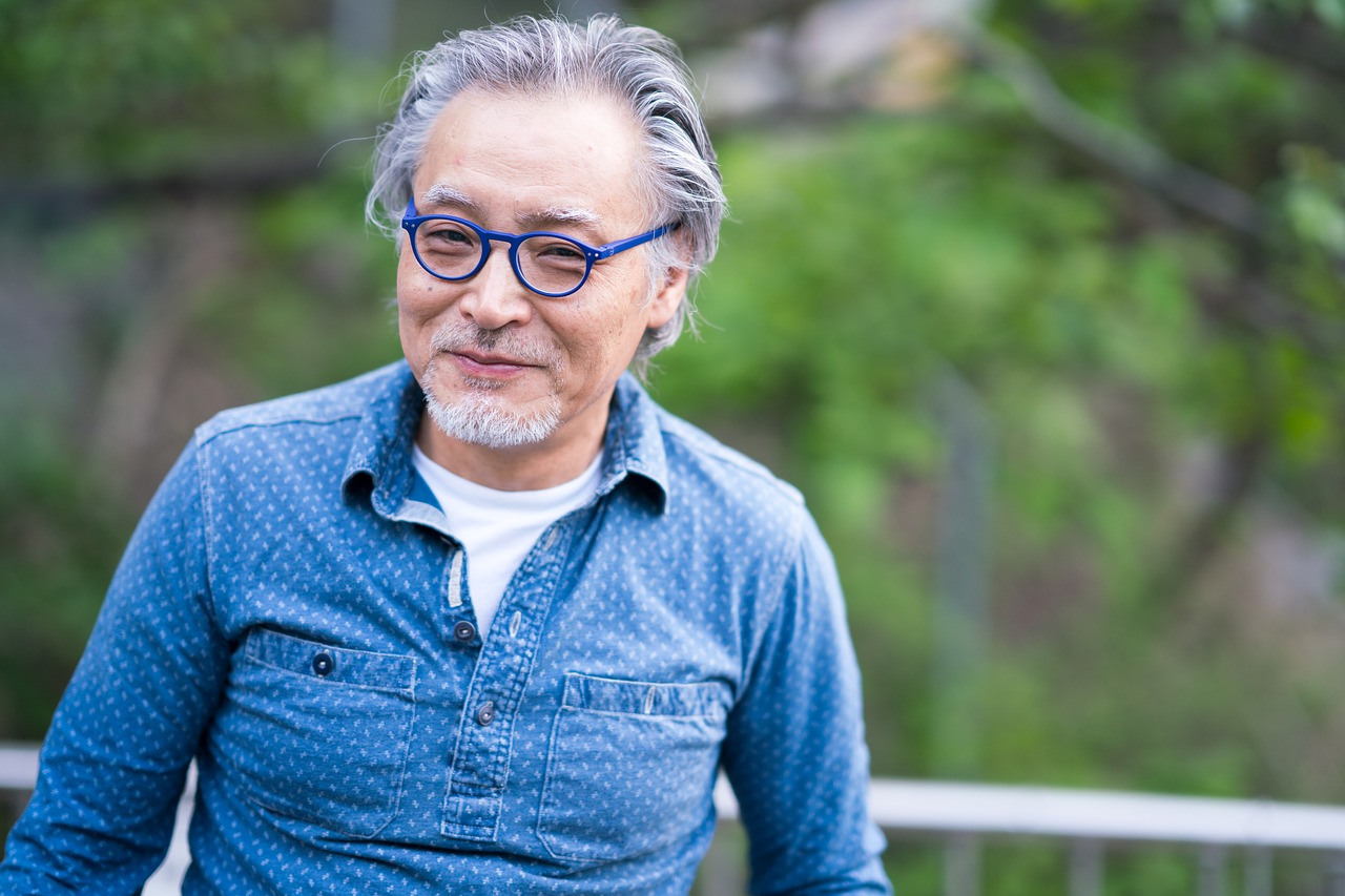 aged man elderly man
